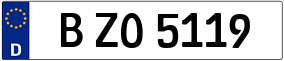 Truck License Plate